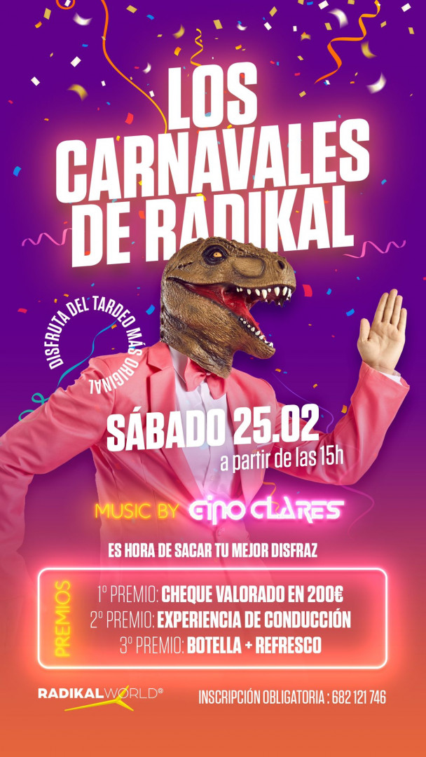 ¡VIVE LOS CARNAVALES DE RADIKAL! ¡VIVE LOS CARNAVALES DE RADIKAL!