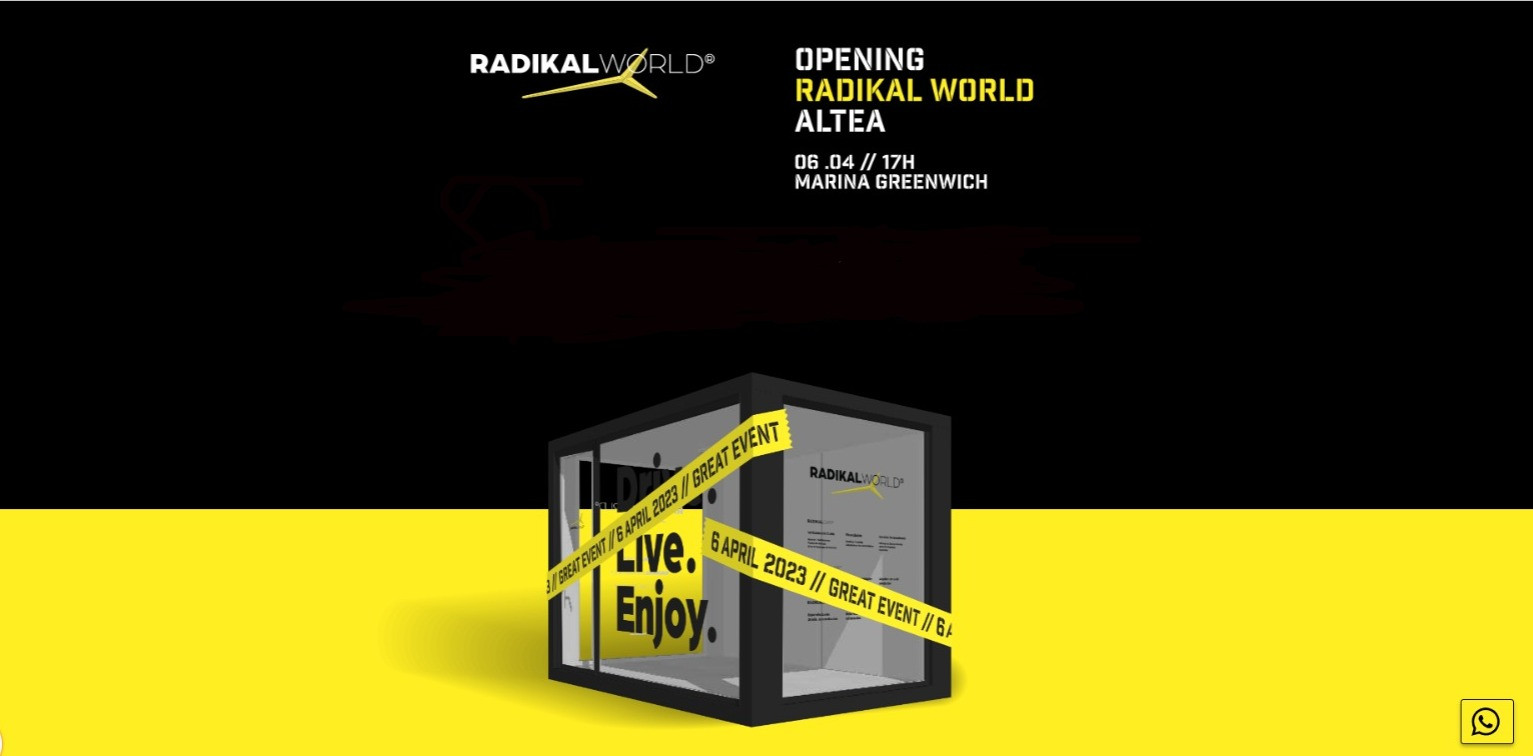INAGURACIÓN RADIKAL WORLD ALTEA INAGURACIÓN RADIKAL WORLD ALTEA